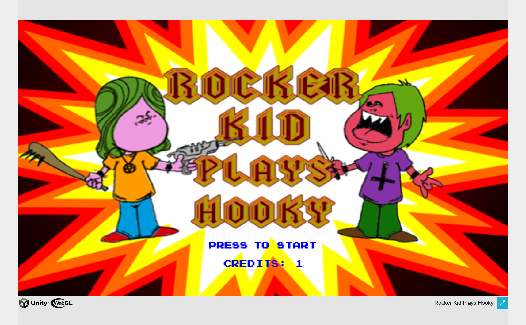 The Title Page for Rocker Kid Plays Hooky